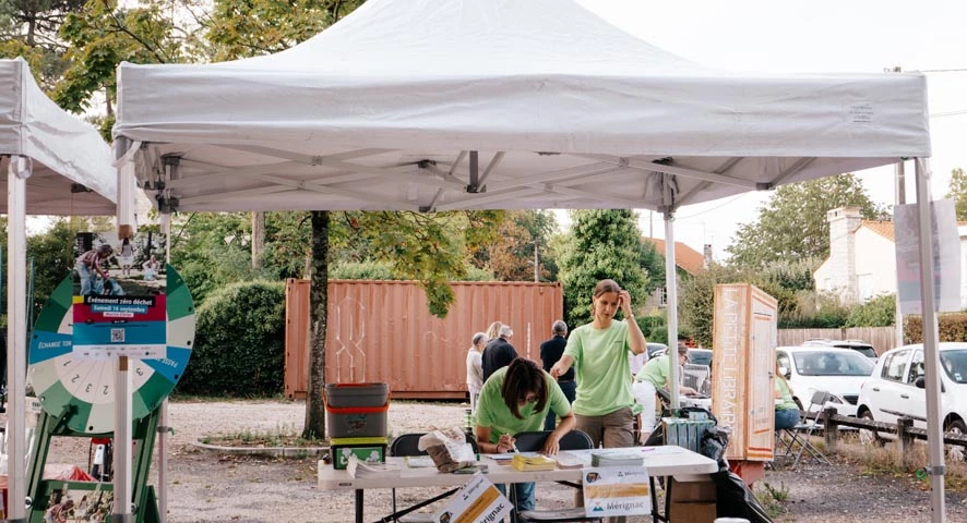Le kiosque du recyclage et du partage